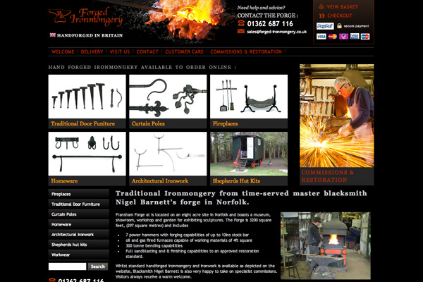 Online shop for Ironmongery